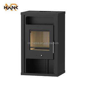 Estufa de leña de estilo moderno de alta eficiencia para calefacción doméstica en la sala de estar combustible leña - Product Image 2