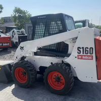 Chargeuse compacte Bobcat S160 de 2,7 tonnes d'occasion, chargeuse légère d'occasion, capacité de la benne 0,33 m³