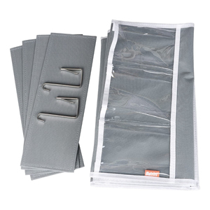 <strong>Over</strong> <strong>Door</strong> Hanging Fabric Eco-Friendly Nursery Closet Organizer with 4 Large &amp; 3 Small PVC Pockets for Baby Storage &amp; Toys - Product Image 6