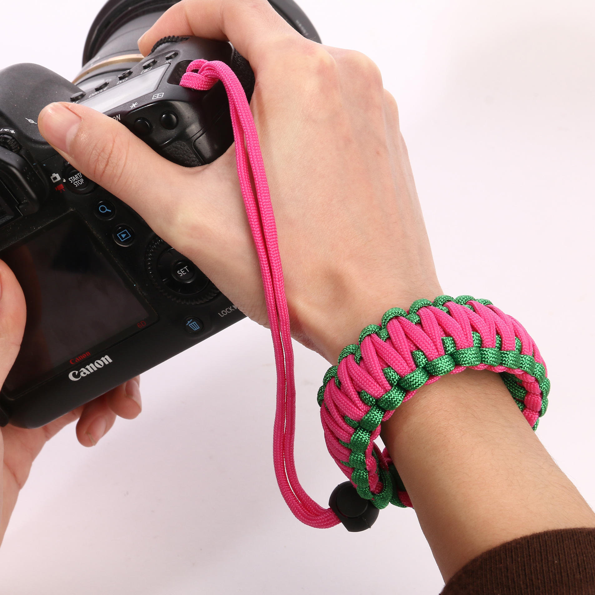 Наружный браслет Paracord, аксессуары для кемпинга, регулируемый браслет для камеры