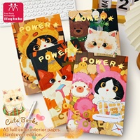 Carnet de notes A5 à quatre couleurs, style mignon, esthétique soignée, reliure agrafée, papier de qualité, cadeau de papeterie