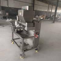 Machine automatique de fabrication de galettes de viande de bœuf en acier inoxydable 304, avec pompe moteur et roulement, facile à utiliser, haute capacité 70-180 kg/h