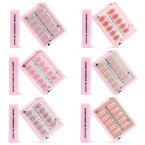 <span class=keywords><strong>Uñas</strong></span> Postizas Artificiales de Alta Calidad <span class=keywords><strong>Cortas</strong></span> Almendradas Cuadradas Marca Propia Geles Suaves Punta <span class=keywords><strong>Francesa</strong></span> Venta al Por Mayor <span class=keywords><strong>Uñas</strong></span> Acrílicas a Presión - Product Image 1