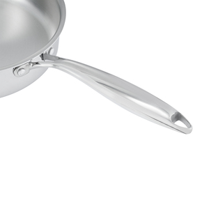 Poêle et wok renforcés sans revêtement, usage domestique, antiadhésifs, idéaux pour faire sauter des filets, compatibles avec la cuisinière à induction - Product Image 2
