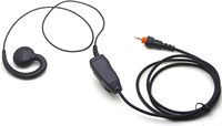 Casque filaire supra-auriculaire en forme de G avec micro PTT et haut-parleur dynamique pour radios Motorola CLP1010e, CLP1080e, CLP446e, CLP107e, CLP1083e, CLPe Plus