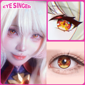 Lentilles de contact souples colorées pour cosplay, 14,5 mm, auto-alignantes, type ALICE, accessoires pour convention anime, vente en gros - Product Image 1