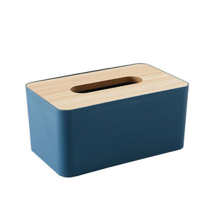 Wood Tissue Box Multi-functional toilet napkin plastic European wooden tissue case