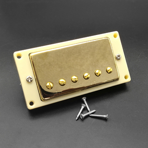 Micros Humbucker pour <span class=keywords><strong>guitare</strong></span> électrique LP, cadre noir et or, micros à double bobine de 50 mm pour le manche et de 52 mm pour le pont, pour <span class=keywords><strong>guitare</strong></span> de style LP - Product Image 5
