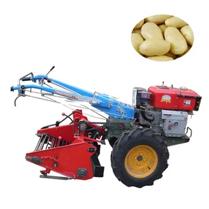 Шестеренчатый трактор для сбора картофеля, Малый картофелеуборочный комбайн для шагающего трактора Df