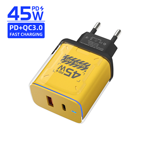 Bán Hàng Nóng Nhanh Chóng Sạc Kép Cổng 45W USB Tường Sạc A + C <span class=keywords><strong>Pd</strong></span> + Qc3.0 Set Cho Thiết Bị Di Động Sạc - Product Image 4