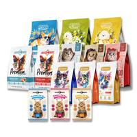 Feuille d'aluminium Matte Glossy Printing Eco Friendly Pet Dog Cat Snacks Zipper Food Plastic Packaging Stand up Pouch Bag