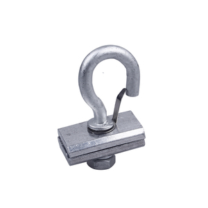 FTTH <strong>Pole</strong> Cable Clamp <strong>Hook</strong> Bracket Fiber Optic Cable Metal Hanger <strong>Hooks</strong> - Product Image 1