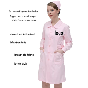 Uniforme de Médecin et d'Infirmière en Polyester et Coton, Blouse Médicale Unisexe pour Hôpital, Blouse de Laboratoire Chirurgicale, Tenues de Travail pour Femmes - Product Image 5