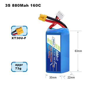 חבילת סוללה מזל "ט 3 שניות 11.4v 500/650/750/1000/1100mah 50c/100c/100c/160c fpv uav <span class=keywords><strong>lipo</strong></span> oem dm מפעל - Product Image 5