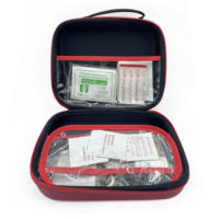 Trousse de Premiers Secours EVA en Promotion – Fournitures Médicales de Voyage et d'Extérieur, Sac à Double Sangle Résistant à l'Eau avec Fermeture Éclair pour Urgences et Survie