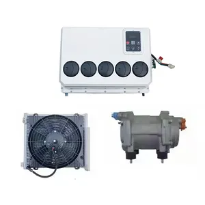 Sistemas de Ar Condicionado Automático 12v 24v Ar Condicionado Compressor Real AC Refrigeração para Carro/Caminhão