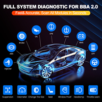 LAUNCH Creader Elite 2.0 PARA BBA, Escáner de Diagnóstico de Sistema Completo, Herramienta de Diagnóstico OBDII con Prueba Activa para Vehículos