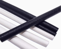 Protector de cable de sensor de nivel óptico de manga de fibra de vidrio recubierto de silicona de alta temperatura