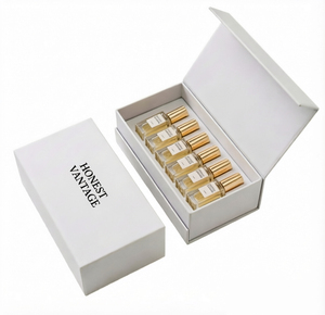 <b>Empty</b> Custom Luxury Black Square Rigid Perfume Bottle Cosmetic Makeup Paper <b>Gift</b> <b>Boxes</b> <b>For</b> Packaging With Logo - Product Image 4