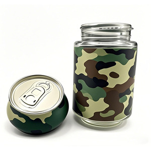 Rỗng Có Thể Đóng Gói 3.5G 7G 100Ml Soda Top Lon Thủy Tinh Tái Sử Dụng Container Lọ Với Vít Top - Product Image 2