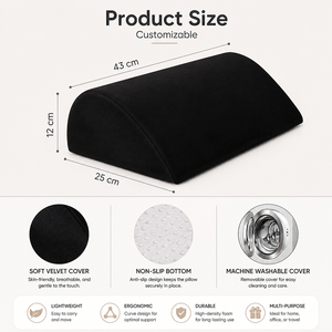 Reposapiés Ergonómico de Diseño Semicilíndrico, Cojín de Espuma de Alta Resiliencia para Debajo del Escritorio, Alivia el Dolor de Piernas, Venta al Por Mayor - Product Image 2
