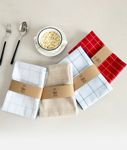 शुद्ध कपास और लिनन 100% बुना हुआ पुष्प मुद्रित पर्यावरण के अनुकूल त्वरित शुष्क रसोई चाय तौलिया और कपड़े की सफाई - Product Image 2