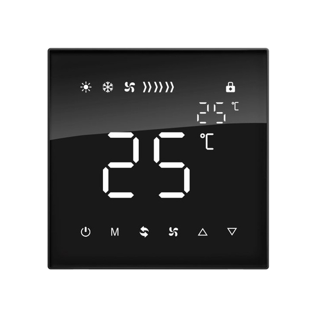 KNX Connection System Switch Module HVAC Temperature Controller Sensor Screen Hotel Wall Switch Panel Touch Switches