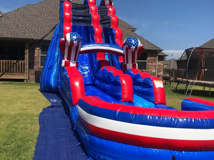 Structure gonflable commerciale tout-en-un : toboggan aquatique et sautier pour enfants et adultes - Product Image 2