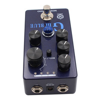 Pédale d'effet de guitare électrique MOSKYaudio G III BLUE Cabinet Overload Distortion en alliage d'aluminium