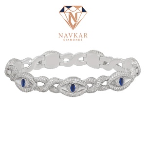 Women Moissanite Diamond Tennis Bracelet with <b>Iced</b> <b>Out</b> Stainless Steel Cuban Link <b>Chain</b> Jewelry For Gift - Product Image 3