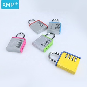 XMM 8072L <span class=keywords><strong>cadenas</strong></span> à combinaison à grand cadran avec mot de passe GYM 4 codes, <span class=keywords><strong>cadenas</strong></span> de sécurité pour le sport et la remise en forme, avec approvisionnement en usine, différentes couleurs - Product Image 5