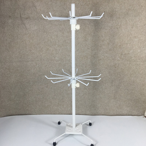 Metal 3 katmanlı dönen küçük Stand rafı cep telefonu zinciri takı mağazası vitrin rafı - Product Image 2