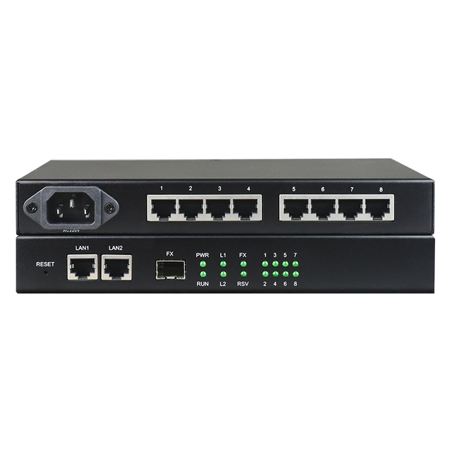 Best Price EM4/2 TDM Voip 8 Voice Over IP FXS/FXO Over Ethernet Converter