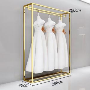 Meubles de présentation de robe de mariée sur mesure, présentoir de robe de mariée pour boutique de vêtements - Product Image 3