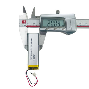 Batería de Iones de Litio 502068 de 650 mAh y 3.7 V para Dispositivos Electrónicos, Recargable, de Polímero, de Alta Capacidad de Fábrica - Product Image 2