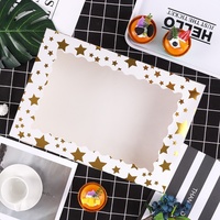 Boîte d'emballage personnalisée pour gâteaux avec fenêtre, idéale pour boulangerie, anniversaire, mariage, cadeau, vente au détail et en gros