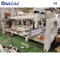 Scie à panneaux CNC de précision pour le travail du bois, machine de découpe de portes en bois, machine de dimensionnement de portes CNC, machine de découpe sur quatre côtés pour portes