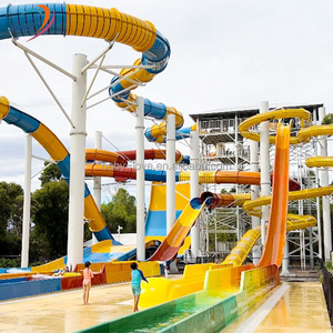 Parque Acuático Ecológico <span class=keywords><strong>de</strong></span> Fibra <span class=keywords><strong>de</strong></span> Vidrio, Divertido y Grande, Equipo <span class=keywords><strong>de</strong></span> Juegos para Parques Temáticos al Aire Libre, Tobogán Acuático para Parques Acuáticos - Product Image 4