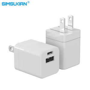 SIMSUKIAN Coque Mini PD20W Max ChargerType C GAN chargeur mural pour téléphone intelligent/autres outils à main/airpod Max - Product Image 3