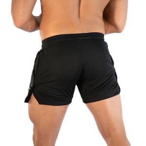 Großhandel Custom Logo Polyester Quick Dry Running Training Workout Gym Shorts mit Taschen - Product Image 2