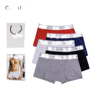 C&amp;K 3-Piece Luxury Design Men's Underwear High Elasticity Antibacterial Eco-Friendly Mid-Rise Large Size Designer <strong>Boxer</strong> - Product Image 4