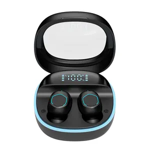 M41 Mini Compact TWS Earbuds LED Digital Screen Long Battery Life Low Delay Bluetooth 5.3 Fast Connection Smart Button Earbuds