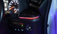 Nouveau RHD conducteur droit voiture ambiante symphonie lumière intérieur 25 lumières adaptées à Toyota Alphard/Vellfire coloré 25 lumières