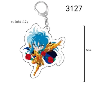 Llavero de Saint Seiya, Shion, Aldebaran, Saga, Aiolia, Dohko, Milo, Aiolos, Shura, Afrodita, Anime, Dibujos Animados, Acrílico - Product Image 4