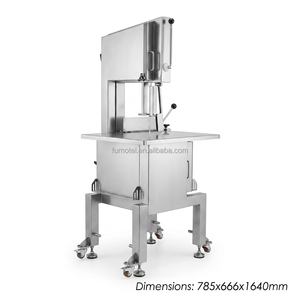 High-End Commercial Meat <b>Bone</b> <b>Saw</b> Machine 304 Stainless Steel Hand Cutting for Butcher Shop & Kitchen B2428 Premium SUS 304 Stai - Product Image 2