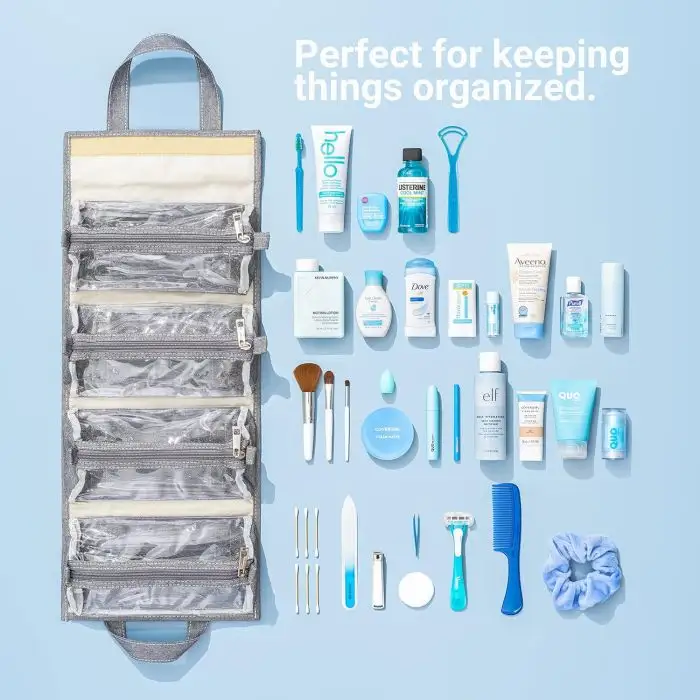 Wholesale Unique Waterproof Personal Care 4Pcs Removable Makeup Storage Bag Organizer Foldable Toiletry Bags