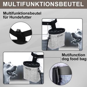 Sac à friandises pour l'entraînement des chiens <span class=keywords><strong>portable</strong></span>, réfléchissant, sac à récompenses pour chiots, sac de nourriture pour animaux de compagnie, poche pour friandises de promenade, sac à friandises détachable - Product Image 5