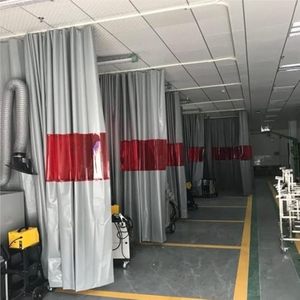 Cortina de Soldadura 4.5x3.0M, Pantalla Divisoria Industrial Ignífuga, Protector Duradero para Taller - Product Image 2