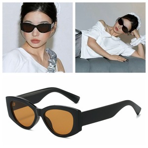 Lunettes de soleil œil de chat, monture intégrale, UV400, style rétro, unisexe, protection solaire, mode adulte - Product Image 2