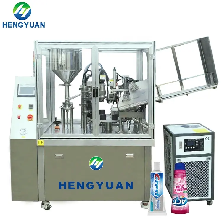 Automatic Toothpaste Plastic Soft Tube Filling Sealing Machine | Dental Cream | Hengyuan